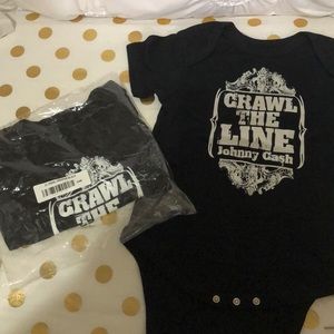 24 month onsie Johnny cash